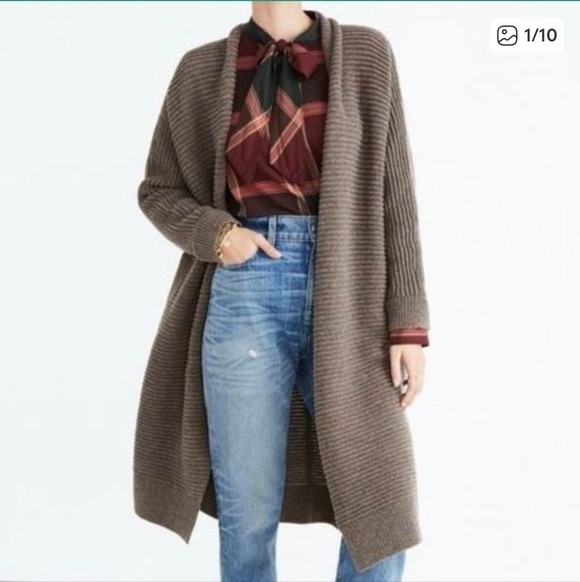 Madewell Sweaters - MADEWELL Fulton Sweater-Coat Size Small